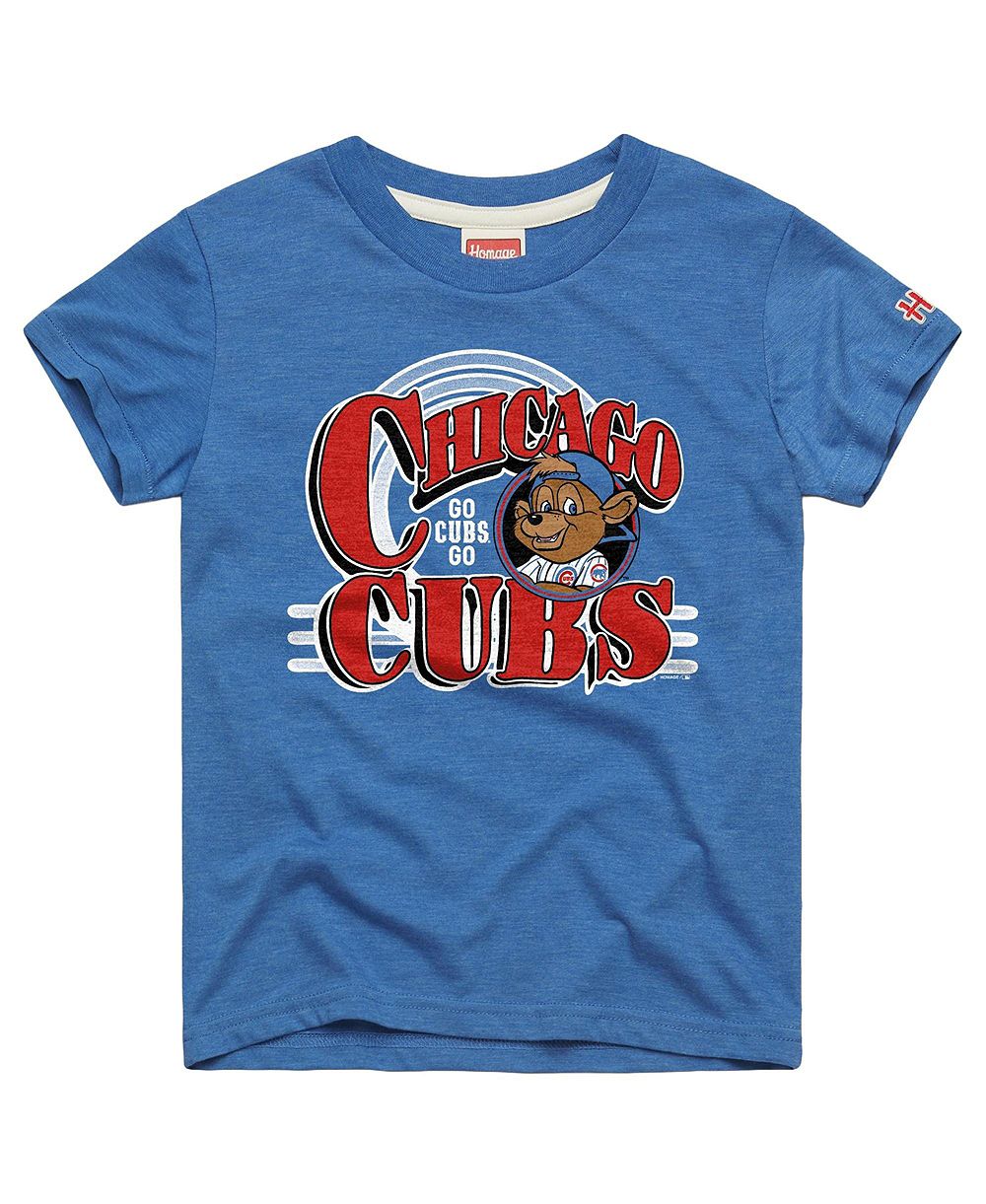 Детская футболка Homage Royal Chicago Cubs Mascot Tri-Blend