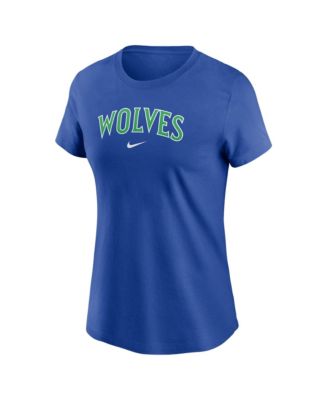 Nike Женская хлопковая футболка Minnesota Timberwolves Crewneck
