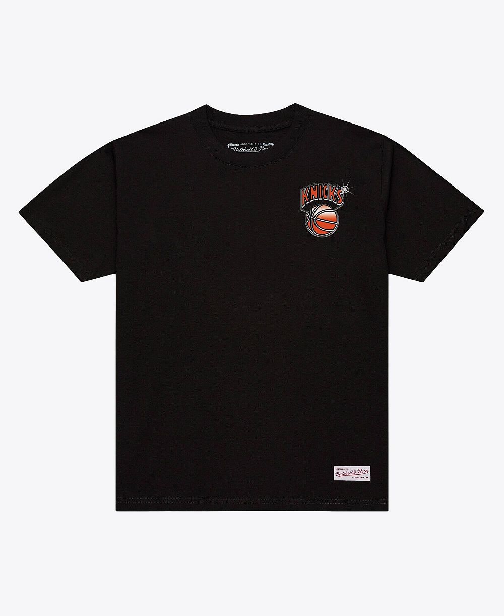 Мужская футболка Mitchell & Ness New York Knicks Airbrush Black