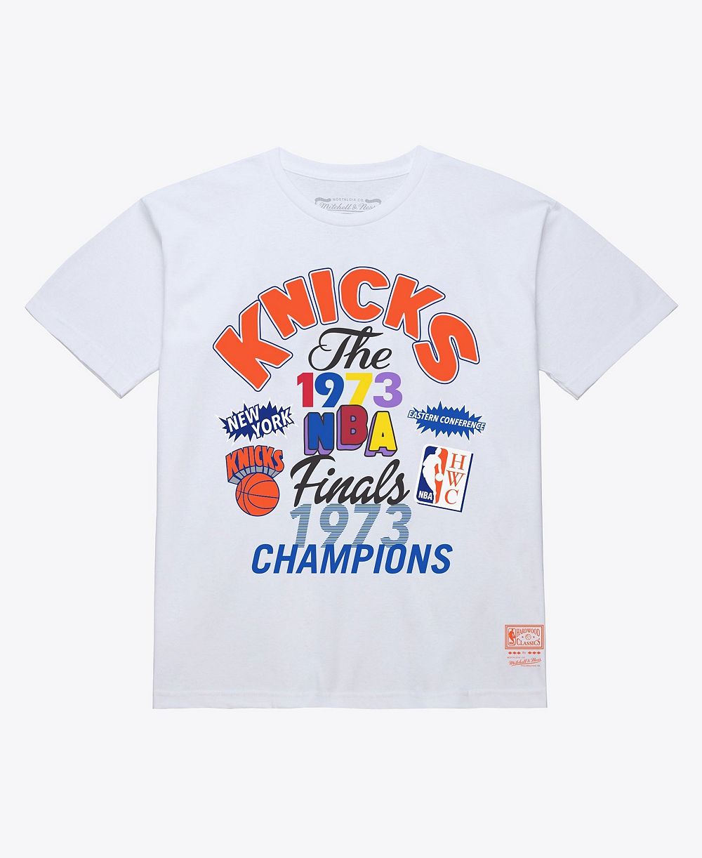 Мужская футболка Mitchell & Ness New York Knicks 1973 NBA Finals Champions Fest