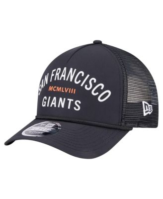 Мужская кепка New Era San Francisco Giants Minimalist 9FORTY A-Frame Adjustable черного цвета