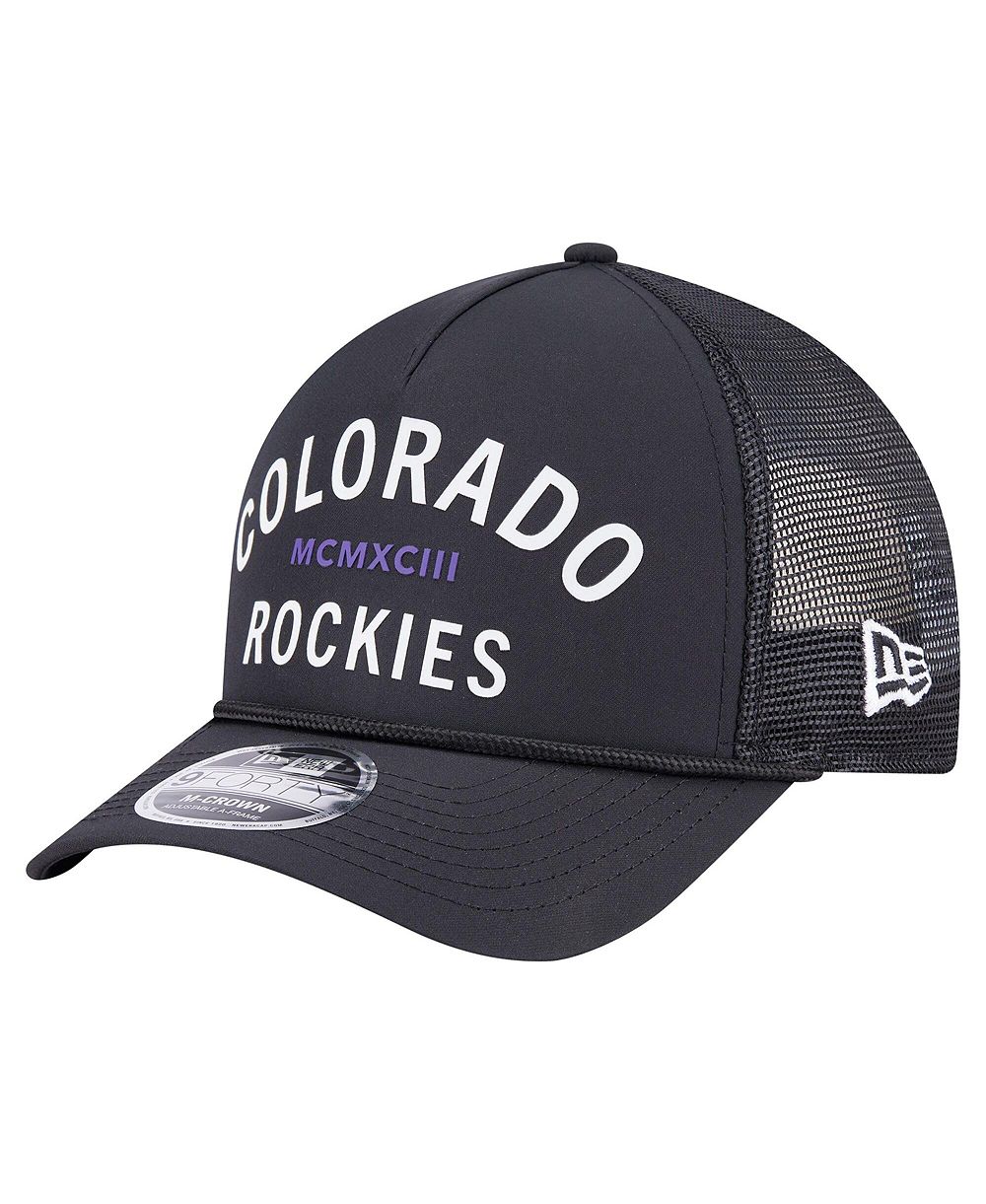 New Era Мужская кепка Colorado Rockies Minimalist 9FORTY A-Frame Adjustable, черная