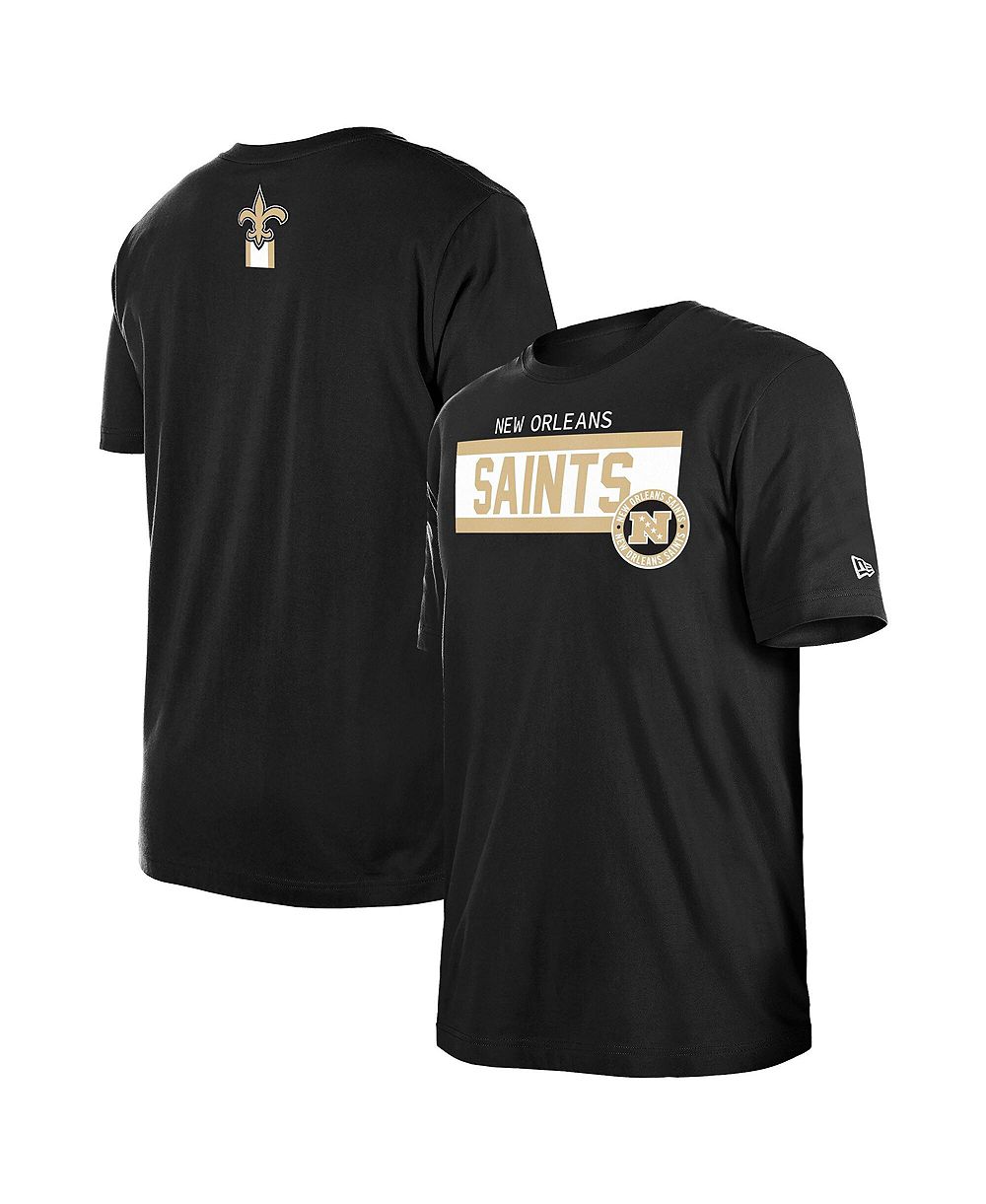 Мужская футболка New Era Black New Orleans Saints 3rd Down High Density Print