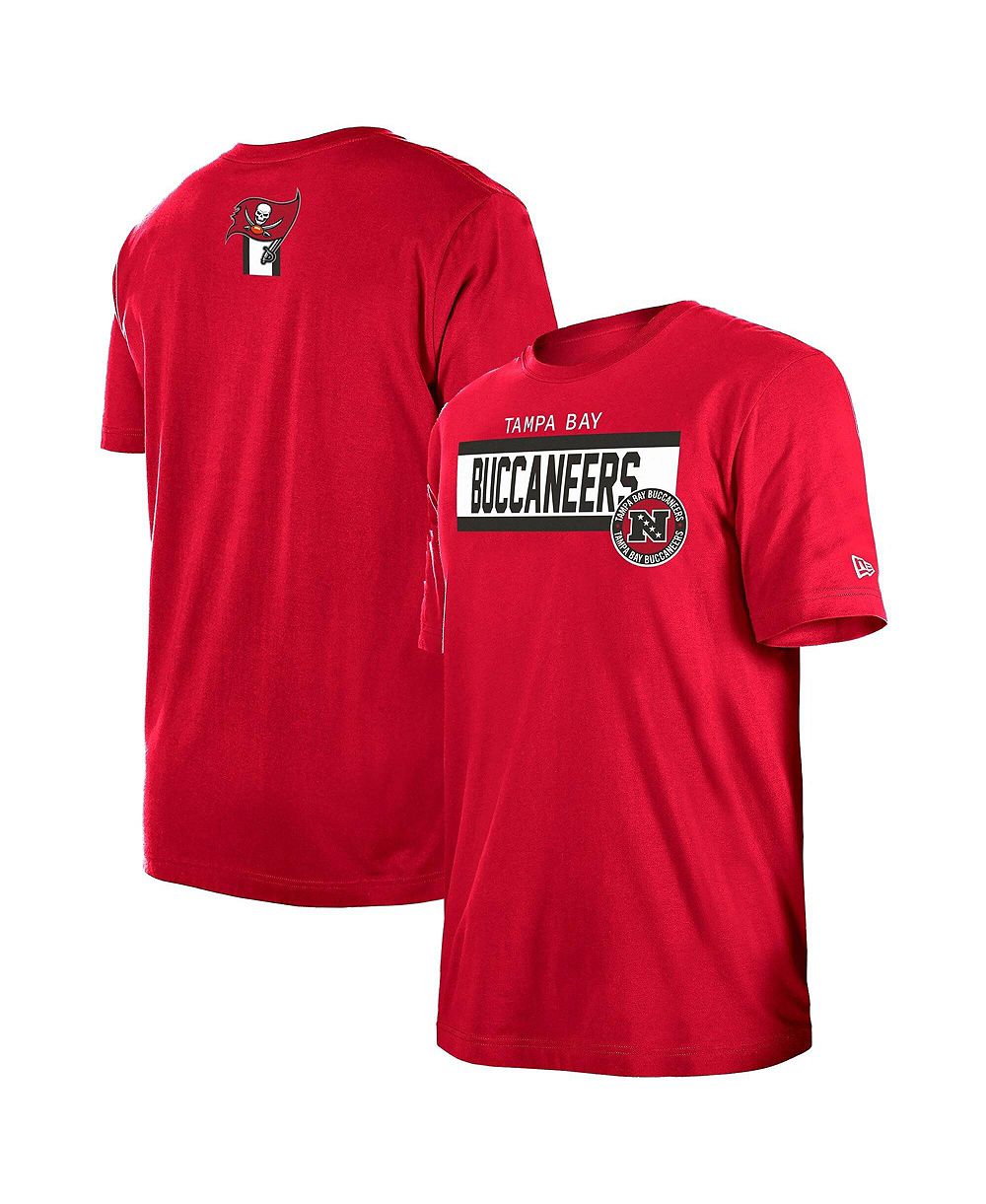 Мужская футболка New Era Red Tampa Bay Buccaneers 3rd Down High Density Print
