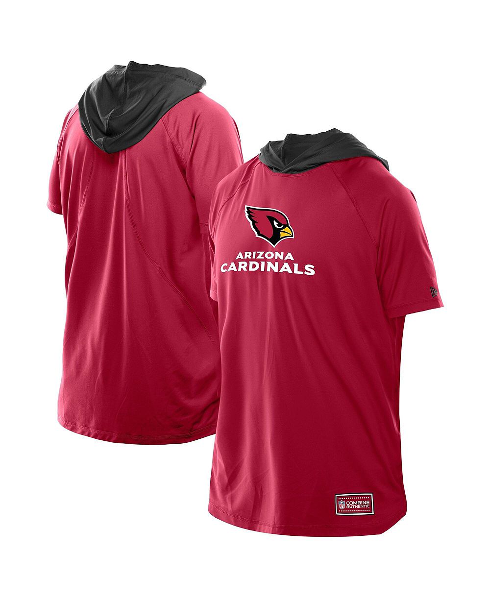 Мужская футболка New Era Cardinal Arizona Cardinals Combine Authentic с коротким рукавом
