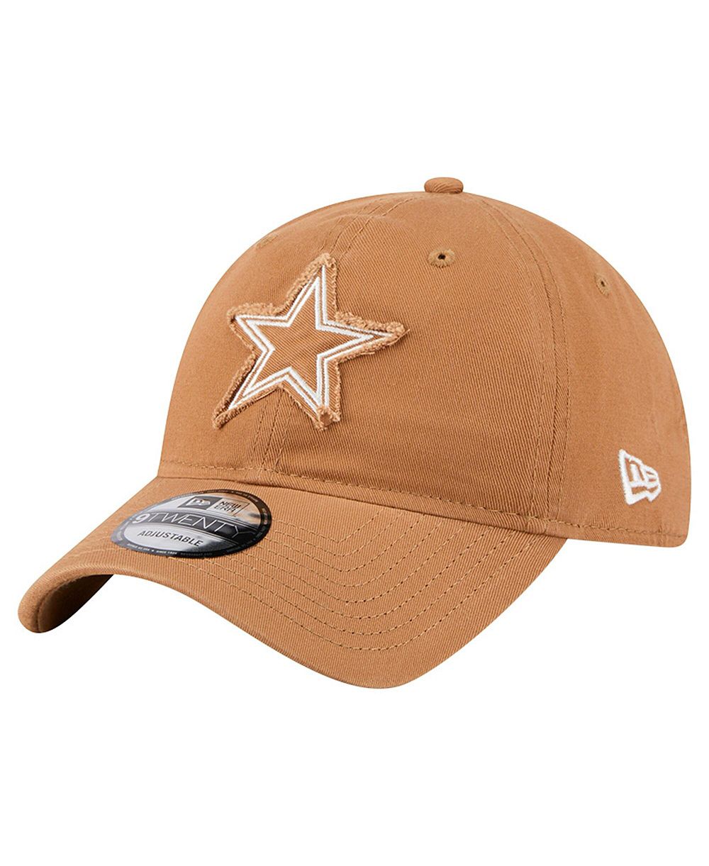 Мужская кепка New Era Brown Dallas Cowboys Stamp 9TWENTY Adjustable
