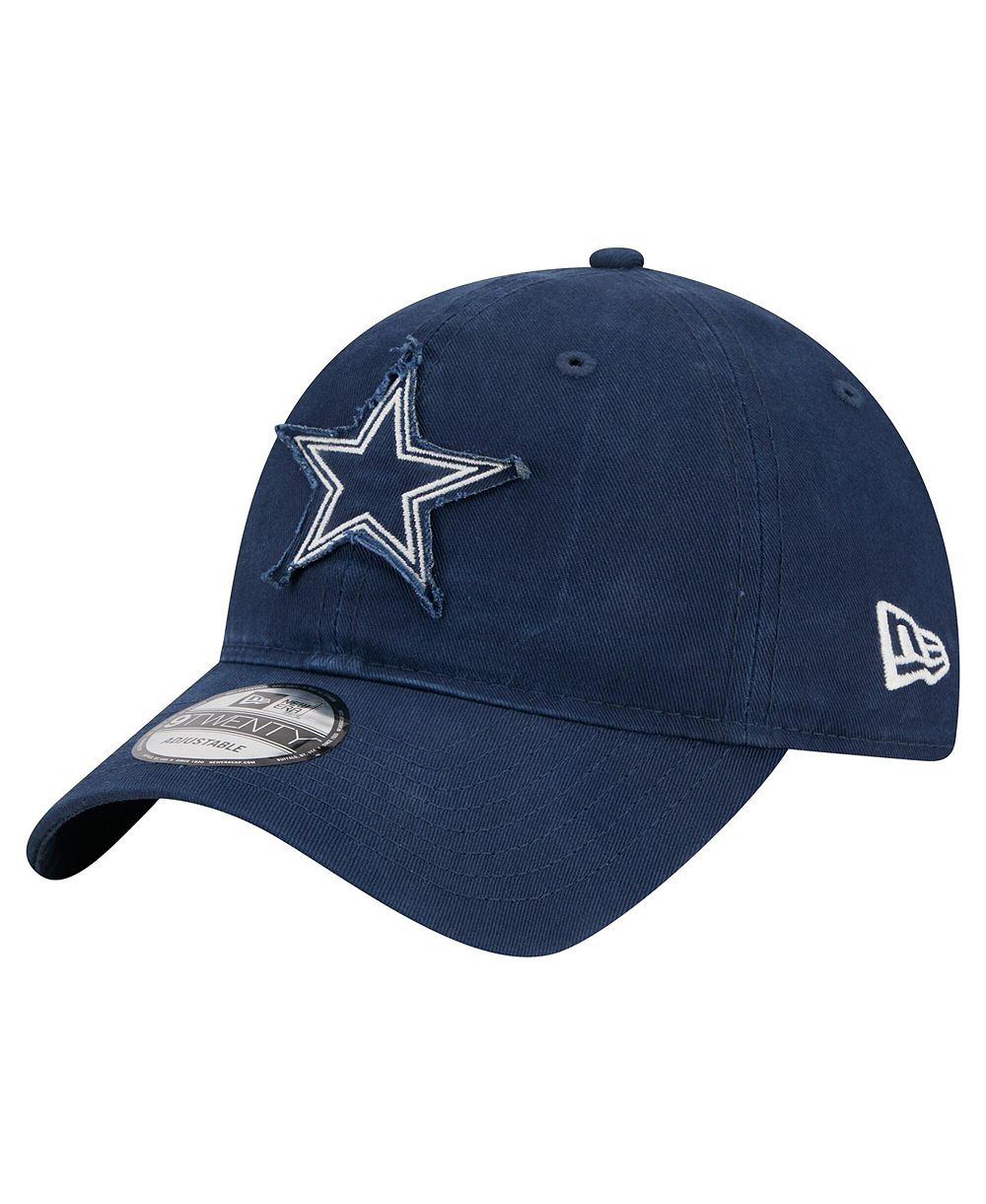 Мужская кепка New Era Dallas Cowboys Stamp 9TWENTY регулируемая темно-синяя