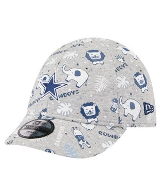 Кепка New Era Baby Boys and Girls Gray Dallas Cowboys Animal 9TWENTY Flex