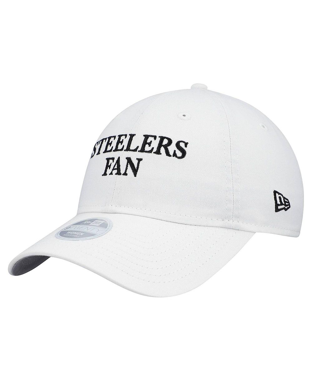 New Era Women's White Pittsburgh Steelers Team Fan 9TWENTY Adjustable Hat