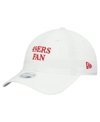 New Era Женский White San Francisco 49ers Team Fan 9TWENTY Adjustable Hat