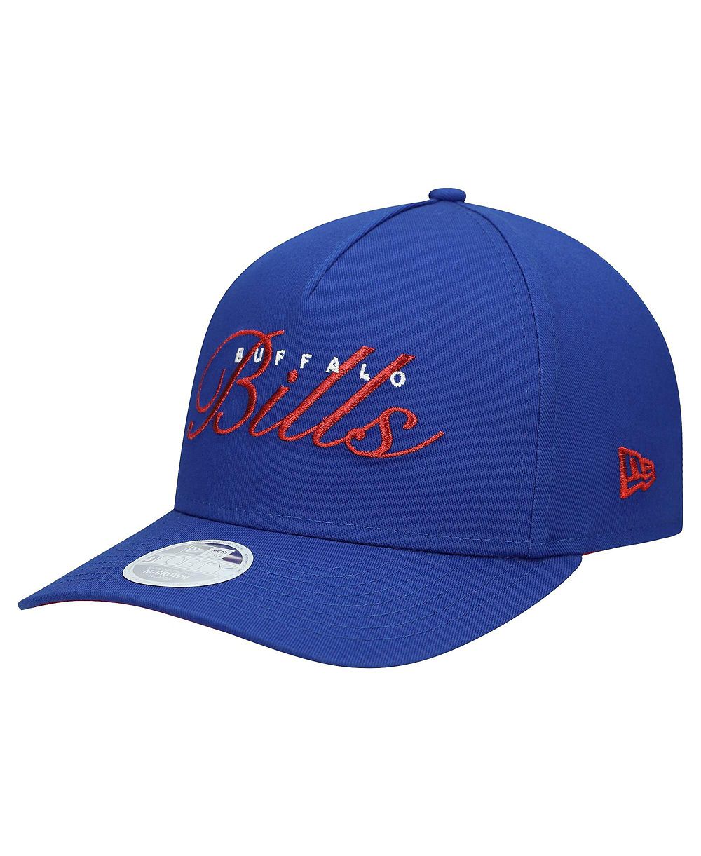 Кепка New Era Women's Royal Buffalo Bills Metallic 9FORTY M-Crown A-Frame Adjustable