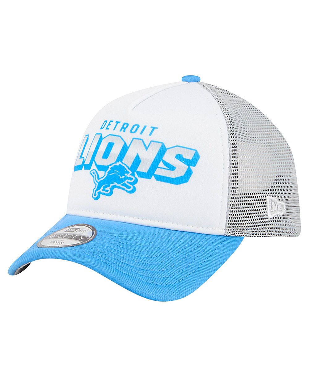 New Era Детская кепка White Detroit Lions 9FORTY A-Frame Adjustable