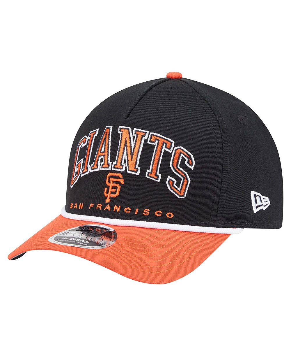 Мужская кепка New Era Black/Orange San Francisco Giants Arch 9FORTY A-Frame M-Crown Adjustable Hat