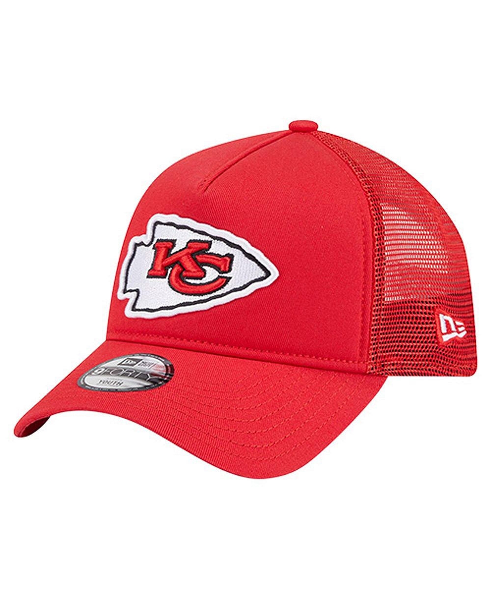 Детская кепка New Era Red Kansas City Chiefs Main A-Frame 9FORTY Adjustable