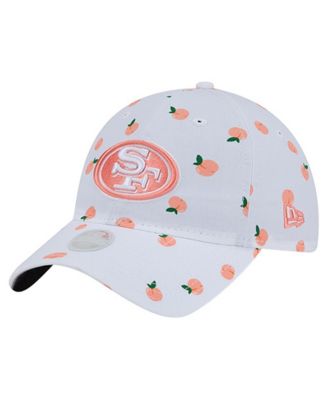 Женская кепка New Era 9TWENTY регулируемая, белый San Francisco 49ers Fruit Pattern