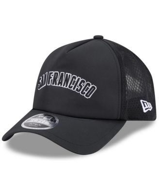 Мужская бейсболка New Era Black San Francisco Giants 2026 Batting Practice Alternate Apex 9FORTY Adjustable