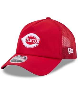 New Era Men's Red Cincinnati Reds 2026 Batting Practice Alternate Apex 9FORTY Adjustable Hat