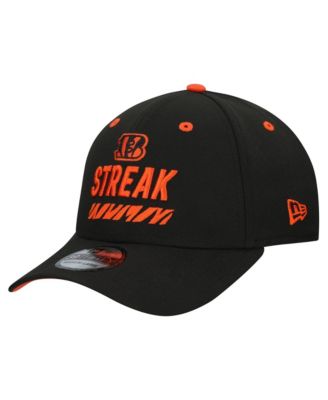 Мужская кепка New Era Black Cincinnati Bengals STREAK Season Ticket Member 39THIRTY Flex