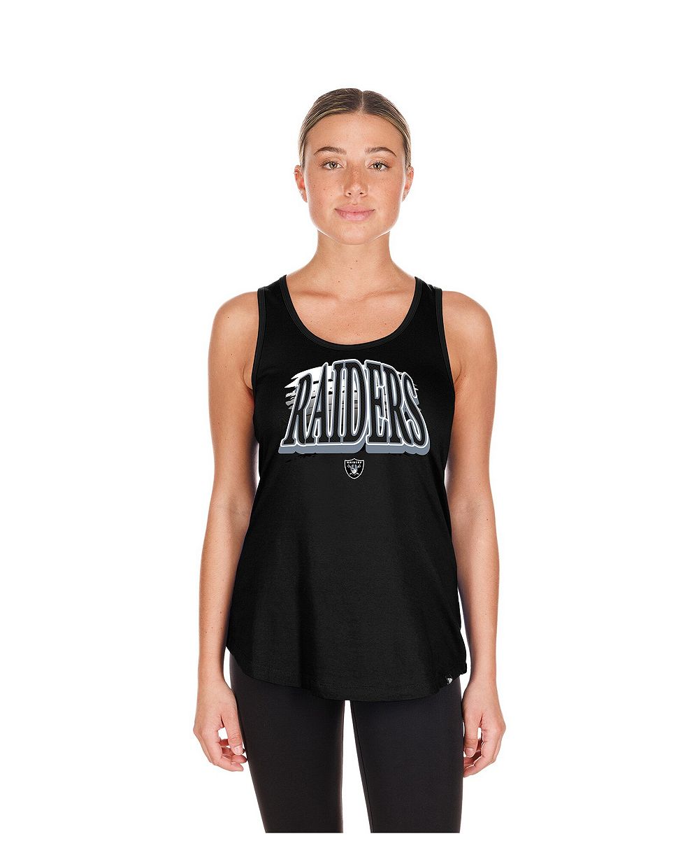 Женская New Era Tank Top Las Vegas Raiders Sleeveless Scoop Neck