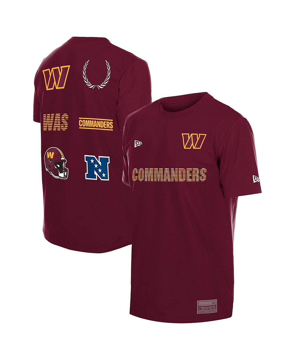 New Era Мужская футболка Burgundy Washington Commanders Match