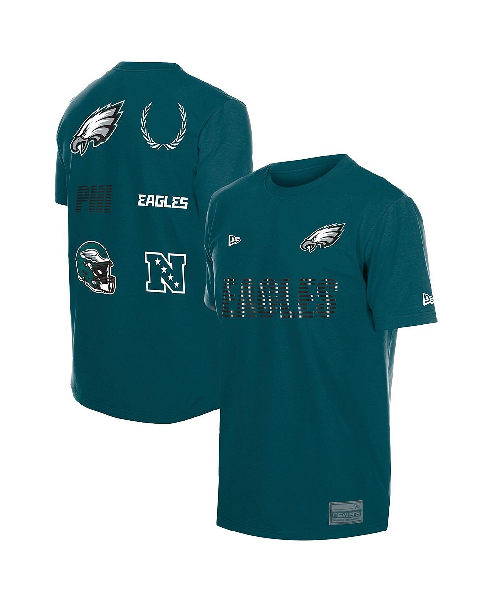 New Era Мужская футболка Philadelphia Eagles Match Midnight Green
