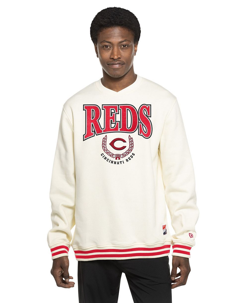 Мужская толстовка New Era Cincinnati Reds, белый цвет