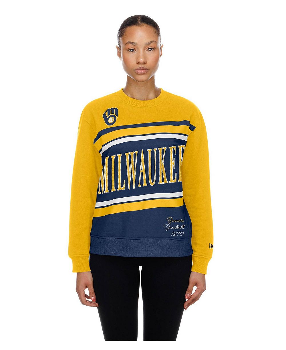 Женская свитшот New Era Milwaukee Brewers Color Block
