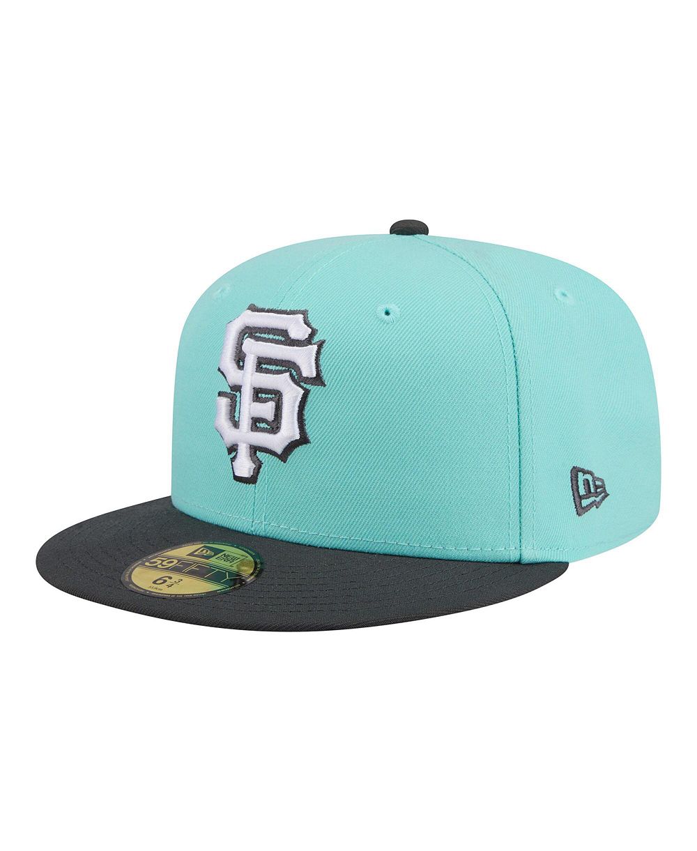 New Era Мужская кепка 59FIFTY Fitted, бирюзовый/угольный, San Francisco Giants Two-Tone Color Pack