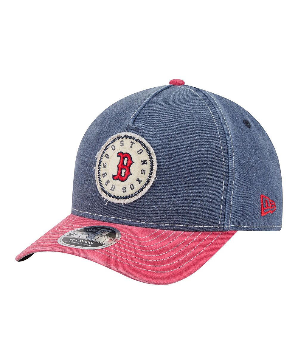 New Era Мужской Navy/Red Boston Red Sox M-Crown 9FORTY Adjustable Hat
