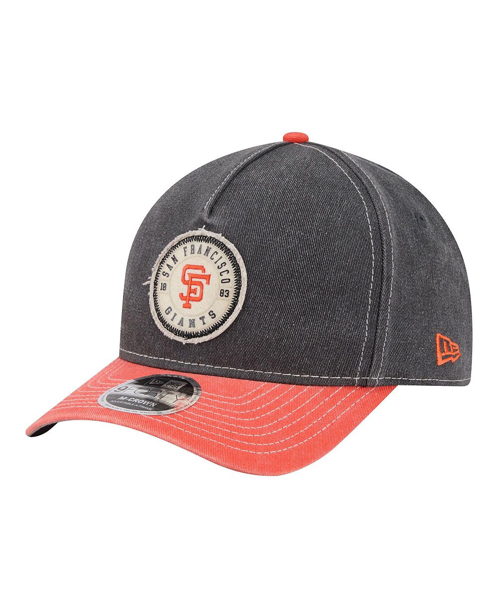 New Era Мужская кепка Black/Orange San Francisco Giants Felt M-Crown 9FORTY Adjustable