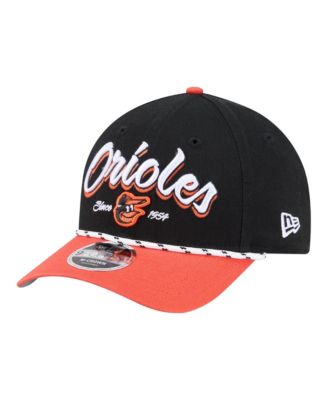 Мужская кепка New Era Black/Orange Baltimore Orioles Team Loyal 9FORTY M-Crown Adjustable Hat