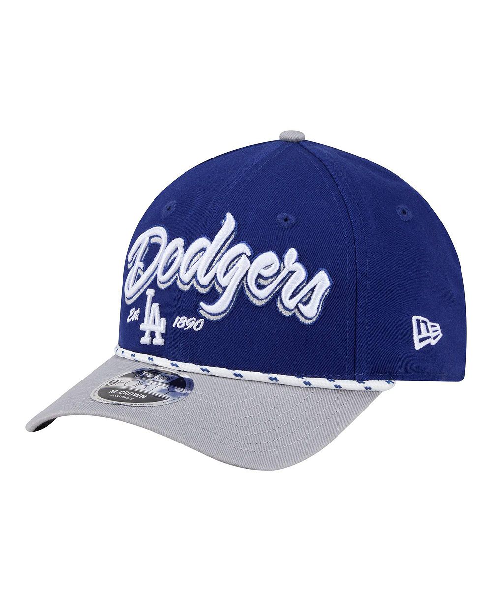 New Era Men's Royal/Gray Los Angeles Dodgers Team Loyal 9FORTY M-Crown Adjustable Hat