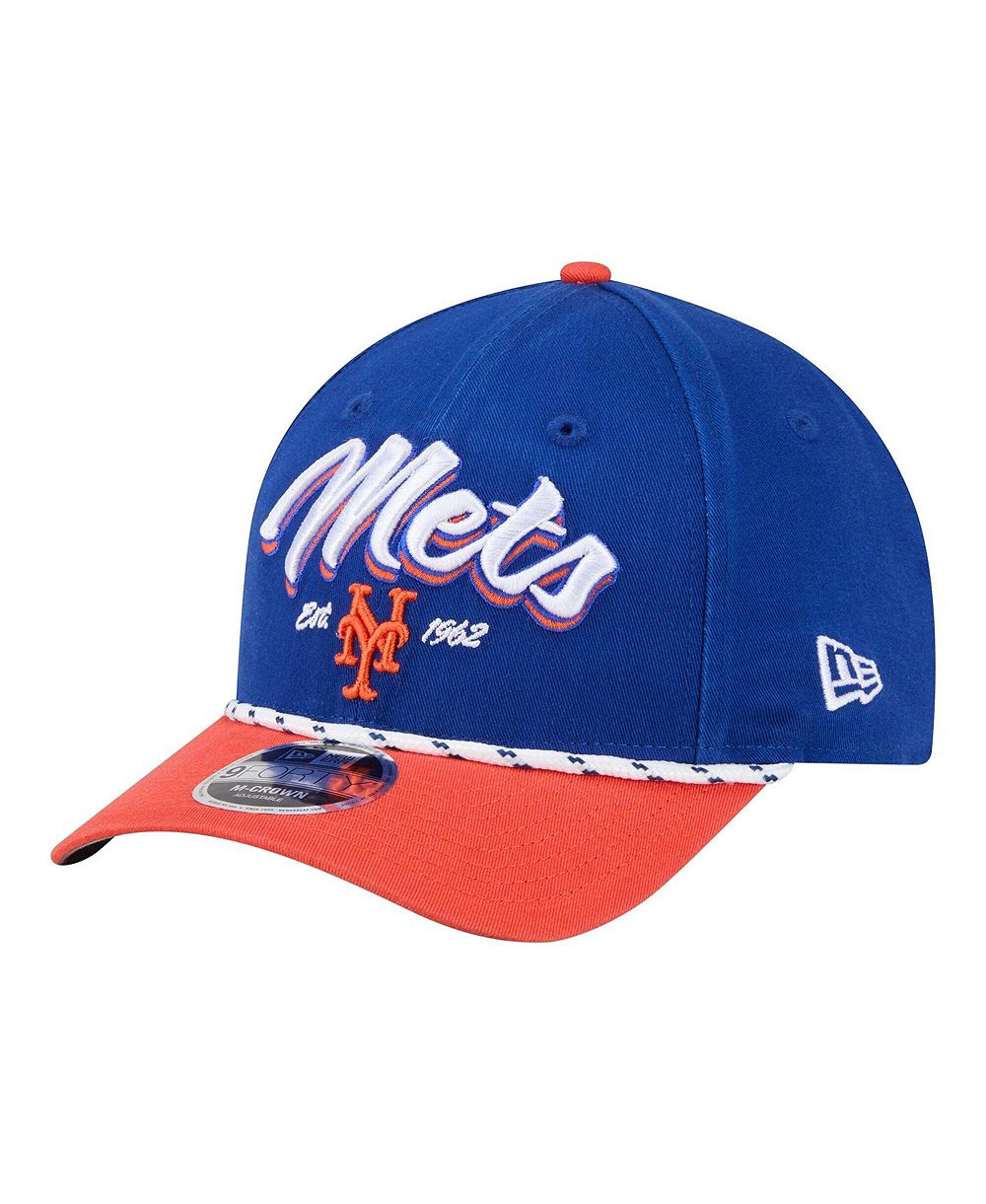 Мужская кепка New Era Royal/Orange New York Mets Team Loyal 9FORTY M-Crown Adjustable