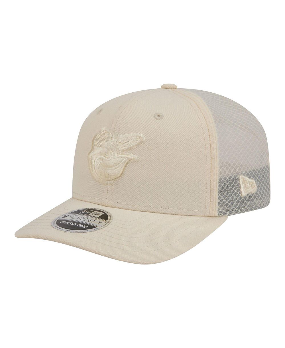 New Era Мужская кепка Light Beige Baltimore Orioles Color Pack COOLERA 9SEVENTY Trucker Adjustable