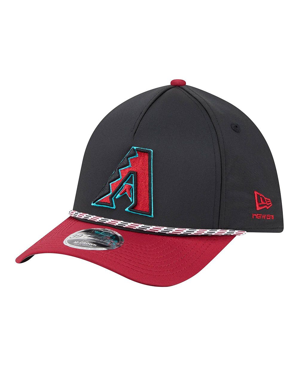 New Era Мужская кепка 39THIRTY Flex Arizona Diamondbacks Rope M-Crown A-Frame Black/Red