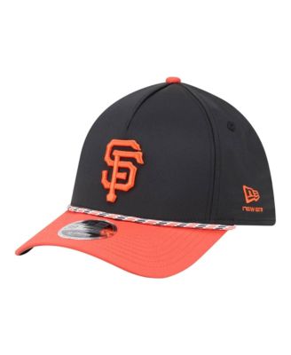 Мужская кепка New Era 39THIRTY Flex, черный/оранжевый San Francisco Giants Rope M-Crown A-Frame