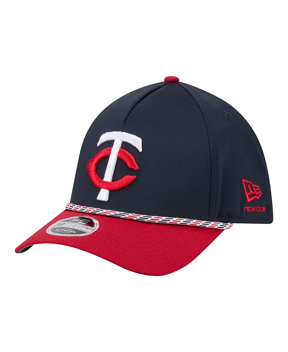 New Era Мужская кепка Navy/Red Minnesota Twins Rope M-Crown A-Frame 39THIRTY Flex
