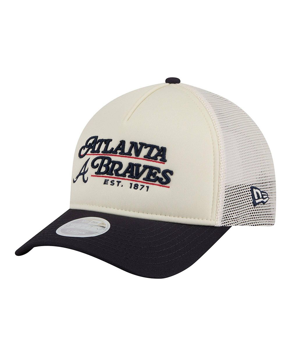 New Era Женская кепка Atlanta Braves Retro 9FORTY M-Crown A-Frame Trucker