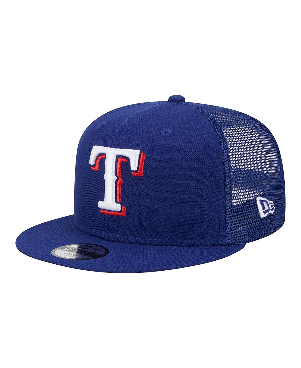 Детская кепка New Era Royal Texas Rangers 9FIFTY Trucker Snapback