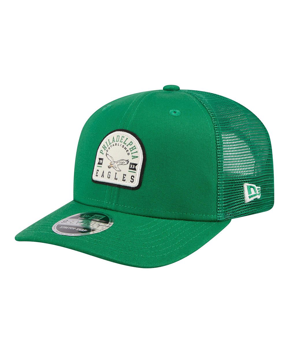 Мужская кепка-тракер New Era Philadelphia Eagles Contest 9SEVENTY Adjustable зеленого цвета