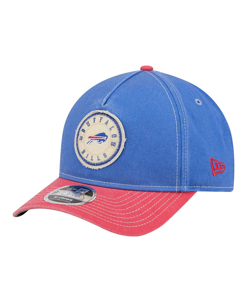 New Era Мужская кепка Royal/Red Buffalo Bills 9FORTY Felt A-Frame Adjustable