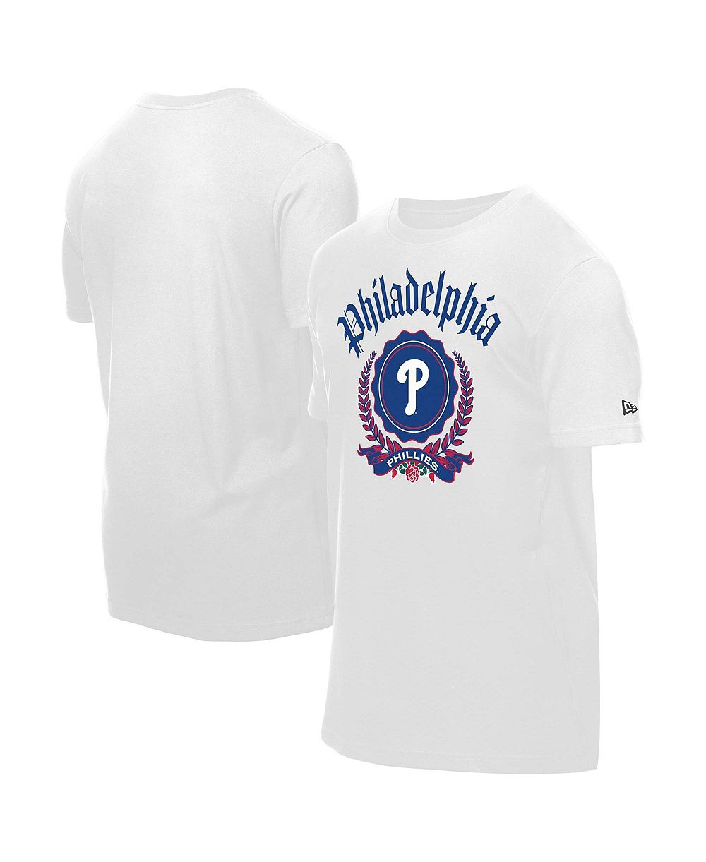 Мужская футболка New Era White Philadelphia Phillies Fleur Domestic