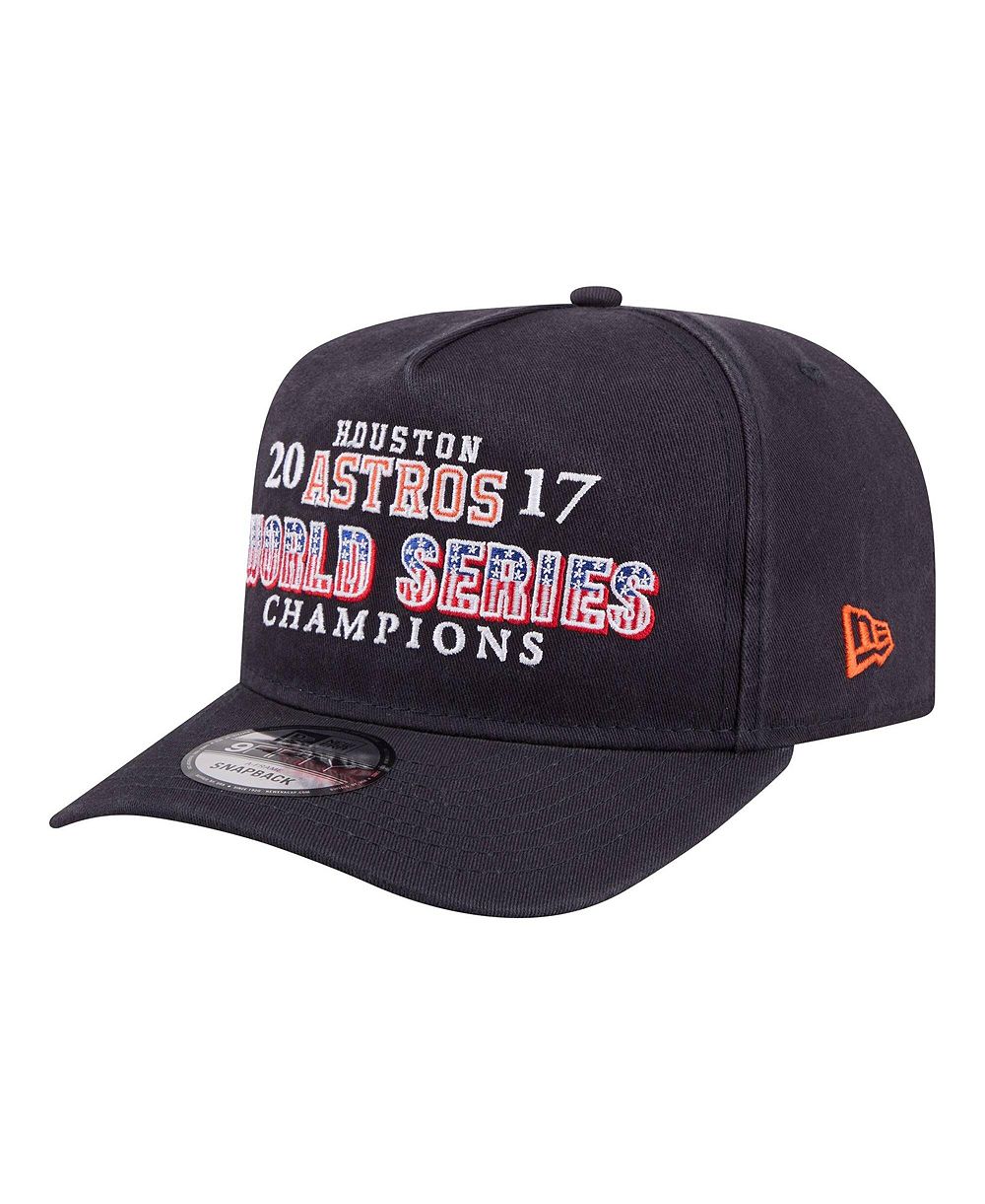 Мужская кепка New Era Navy Houston Astros 2017 World Series Champions Historic 9FIFTY A-Frame Snapback