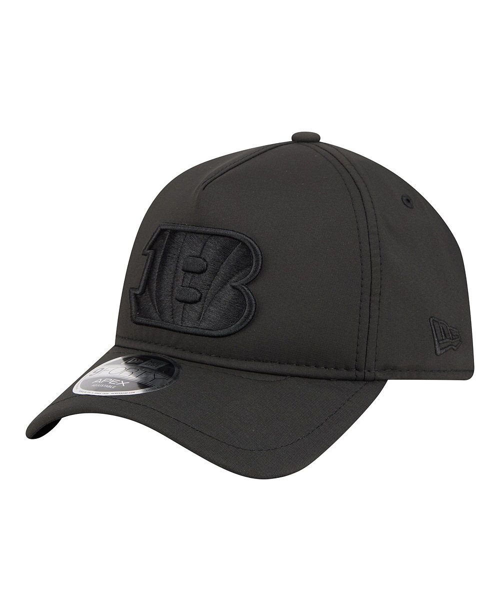 New Era Men's Black Cincinnati Bengals Apex 9FORTY Adjustable Hat