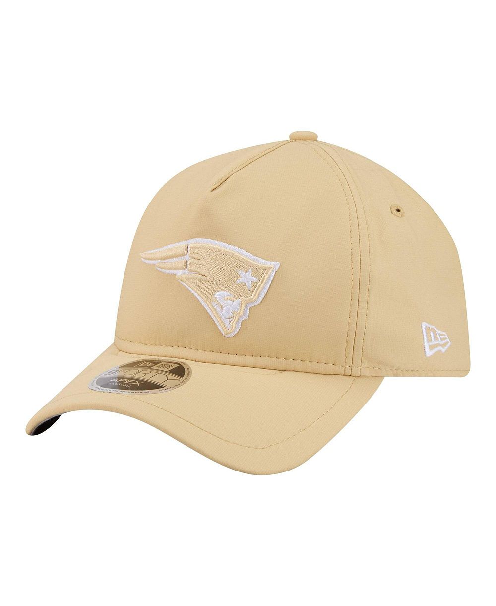 Мужская регулируемая кепка New Era New England Patriots Apex 9FORTY Tan