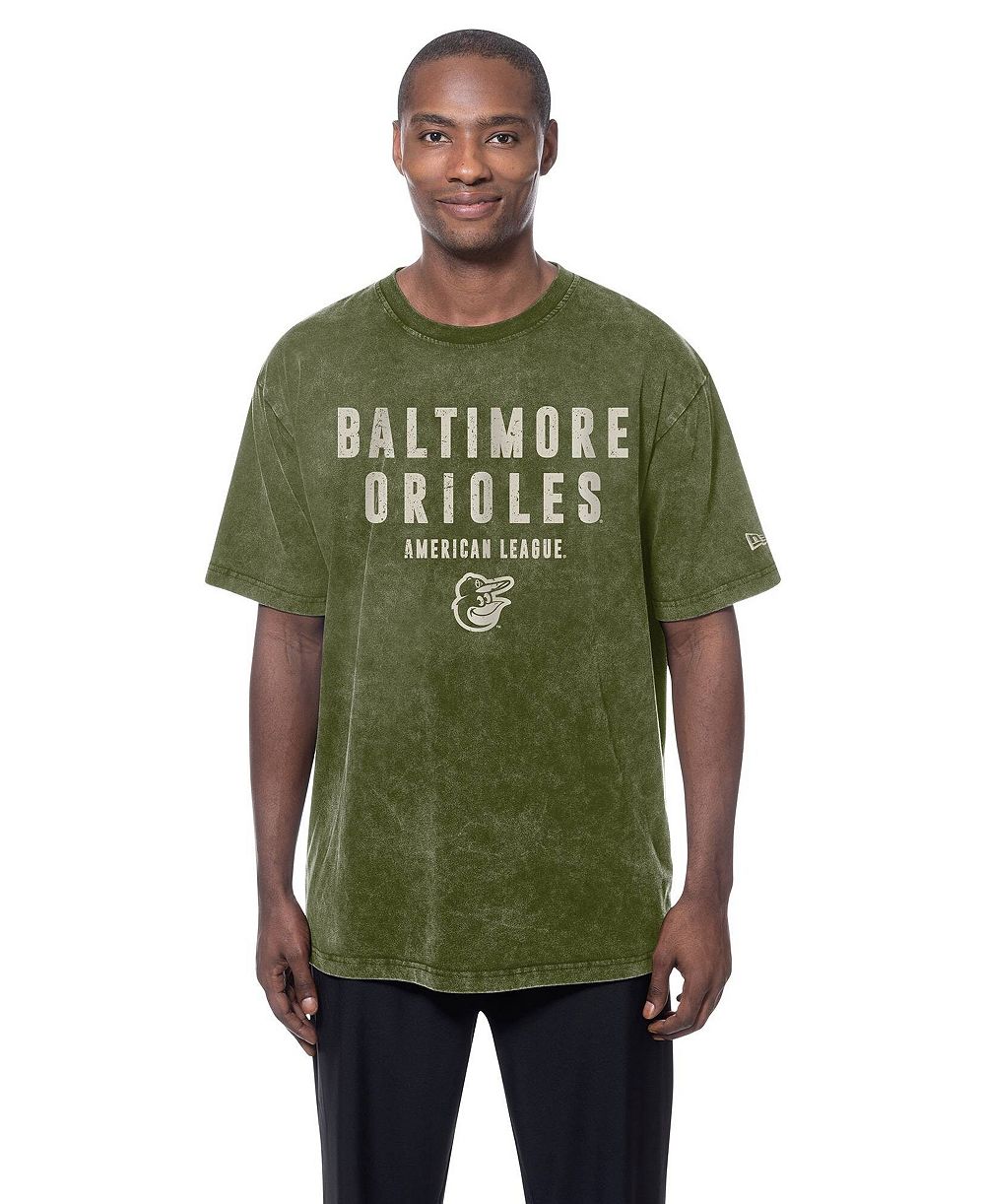 Мужская футболка New Era Olive Baltimore Orioles 2026 Armed Forces Day