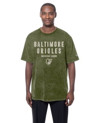 Мужская футболка New Era Olive Baltimore Orioles 2026 Armed Forces Day