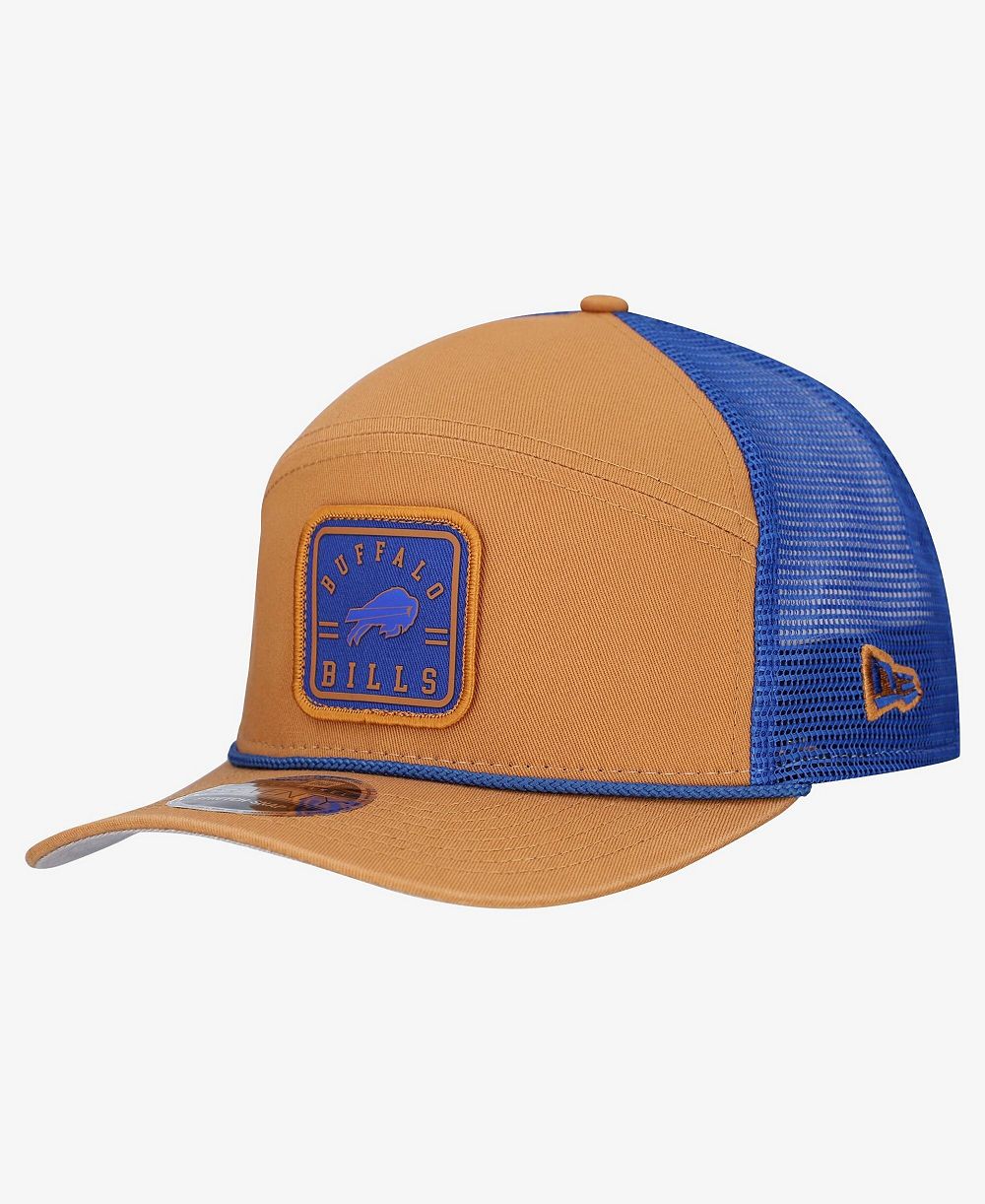 Мужская кепка New Era Buffalo Bills Team Patch Split Panel 9SEVENTY Adjustable Trucker