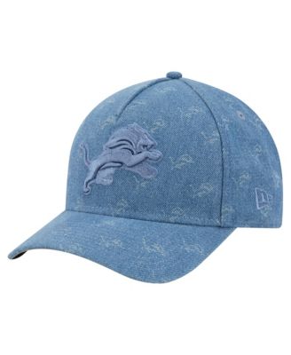 New Era кепка A-Frame 9FORTY регулируемая Denim Detroit Lions для женщин