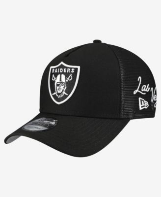 Мужская кепка New Era Black Las Vegas Raiders City Script 9FORTY A-Frame Adjustable